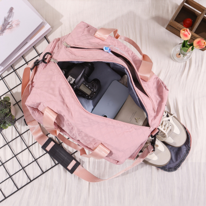 Personalisierter 1 Name Oxford-Stoff Reisetasche/Gymtasche in 3 Farben