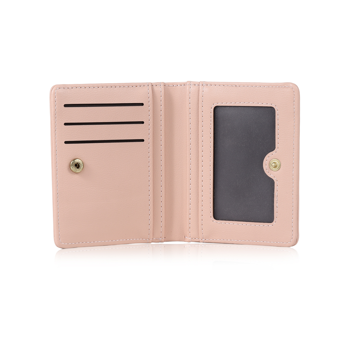 RFID Rosa PU-Leder Blumen-name Damenbörse: Geburtsblumen-Gravurt