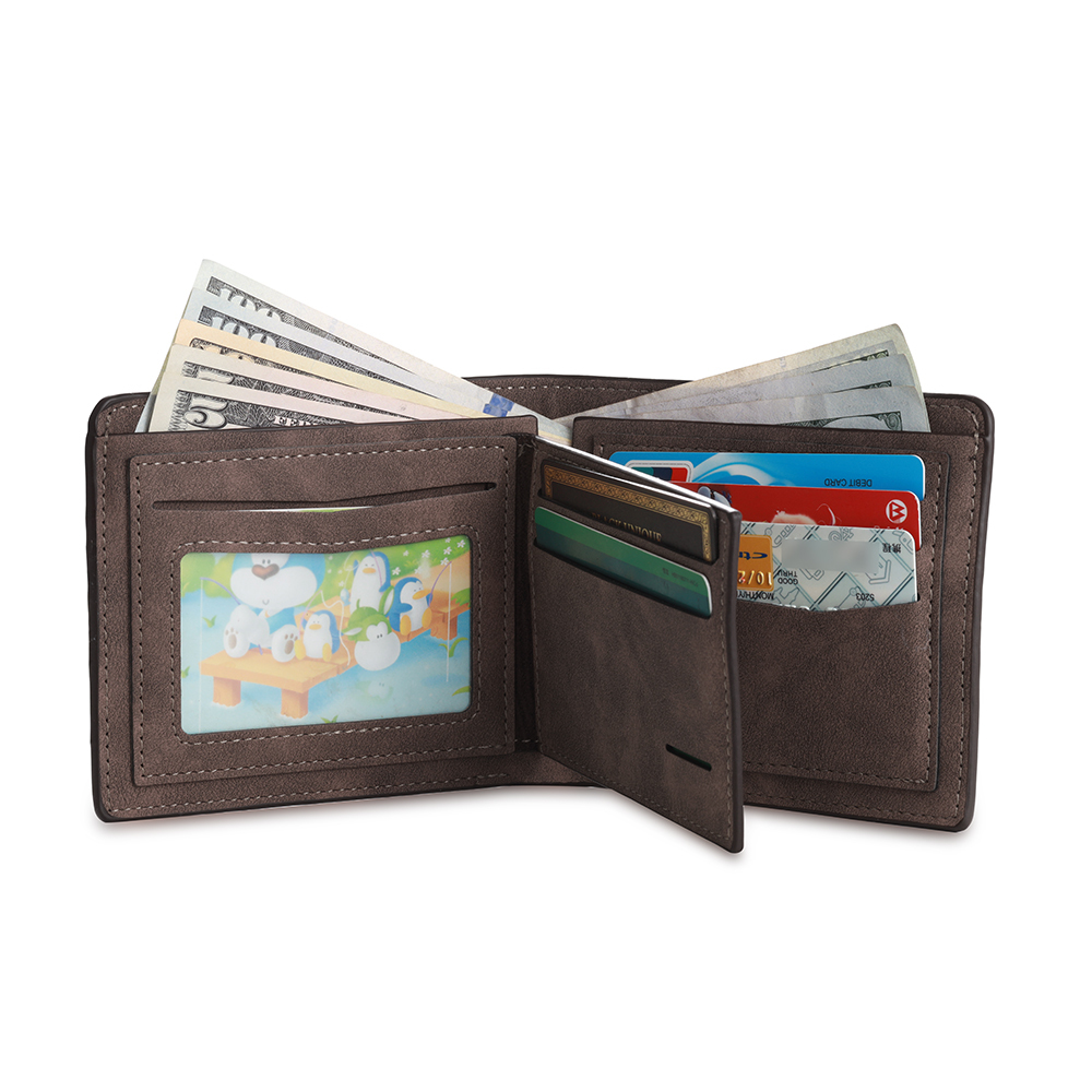 Herren Personalisierter Name & Buchstabe & Foto Lede Geldbörse Geschenk