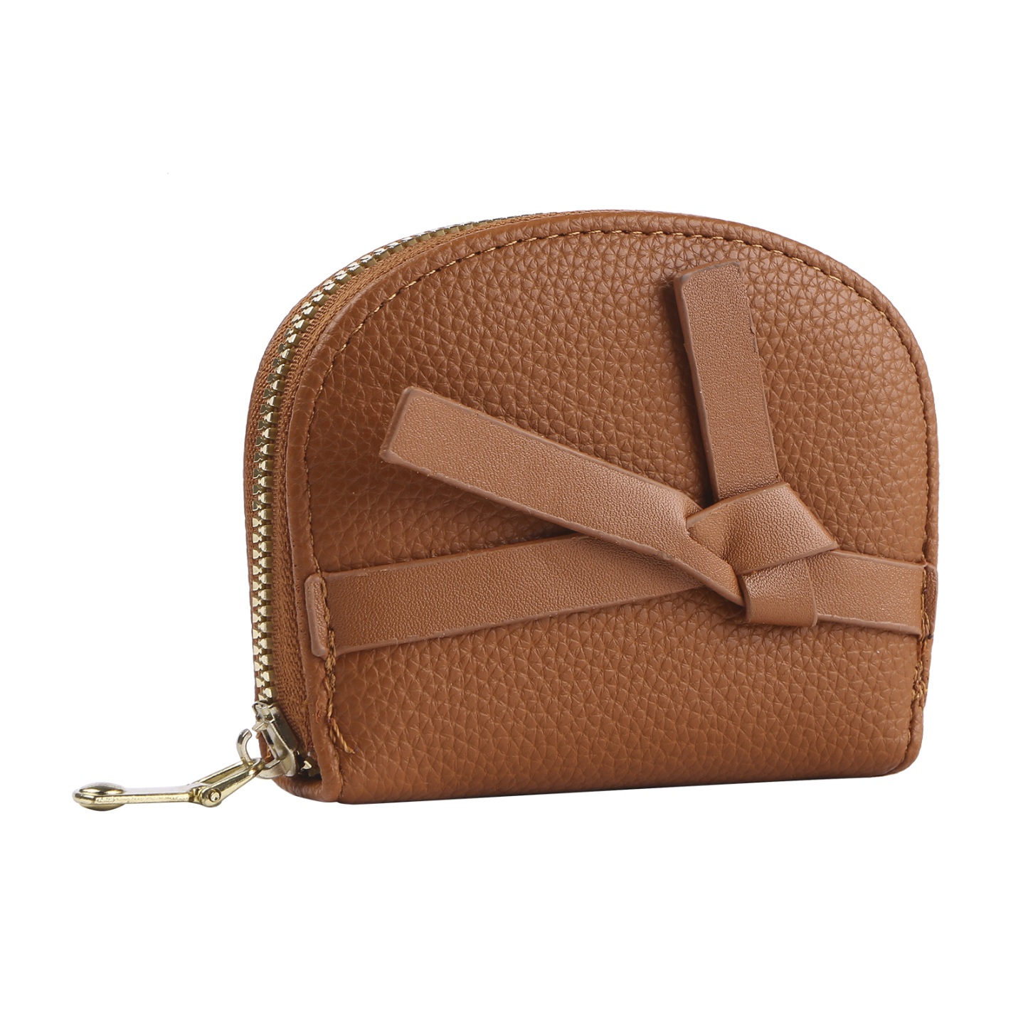 Damen Personalisiertes 1 Foto PU Leder Portemonnaie in Grün/ Braun/ Rot/ Grau – individuelle Geldbörse mit Reißverschluss