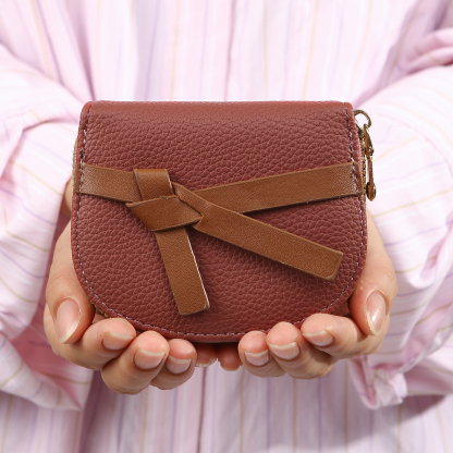 Damen Personalisiertes 1 Foto PU Leder Portemonnaie in Grün/ Braun/ Rot/ Grau – individuelle Geldbörse mit Reißverschluss