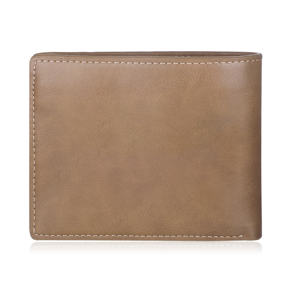 Herren Personalisiertes Foto & 2 Namen & Buchstabe & Datum & Texte & Figure & Kalender PU Leder Herren Geldbörse – Vier Stile zur Auswahl