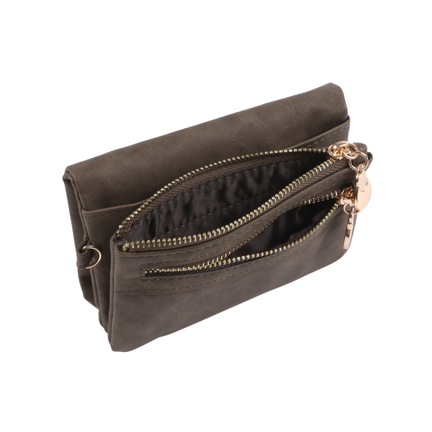 Damen Personalisierter Name & Geburtsblume PU Leder Geldbörse