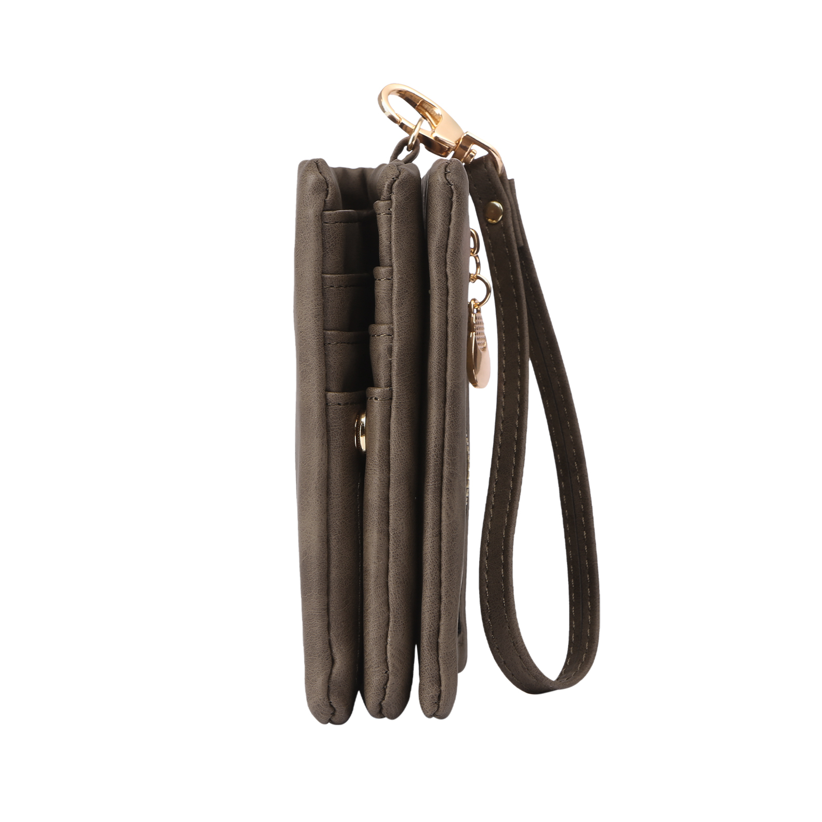 Damen Personalisierter Name & Geburtsblume PU Leder Geldbörse 