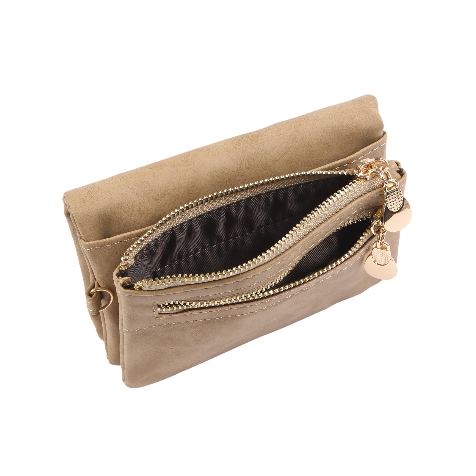 Damen Personalisierter Name & Geburtsblume PU Leder Geldbörse 