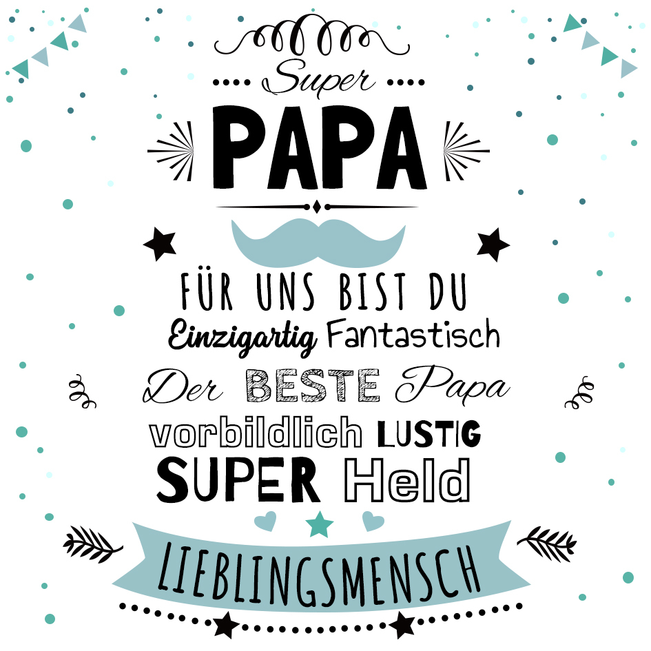 Super Papa Vatertags-Geschenkkarte