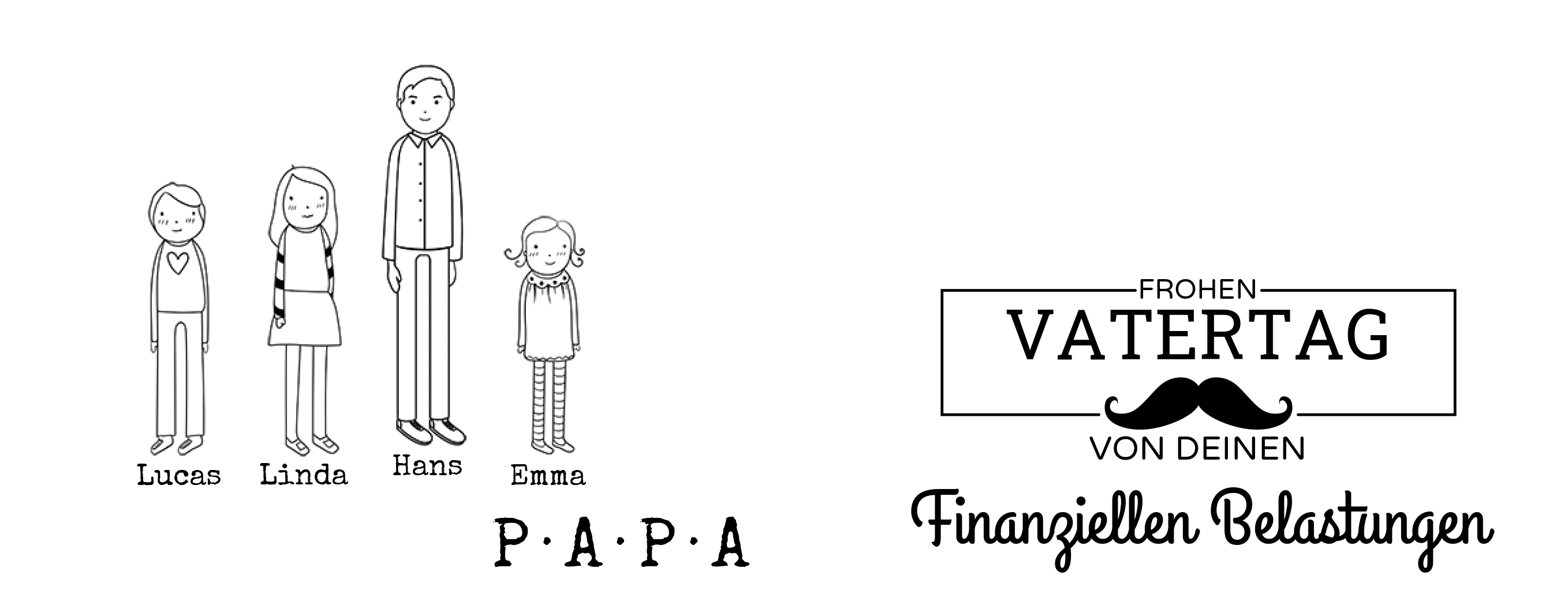 Herren Personalisierte 1-10 Namen- Leder Geldbörse mit Vater und Kind- Geschenk für Papa zum Vatertag