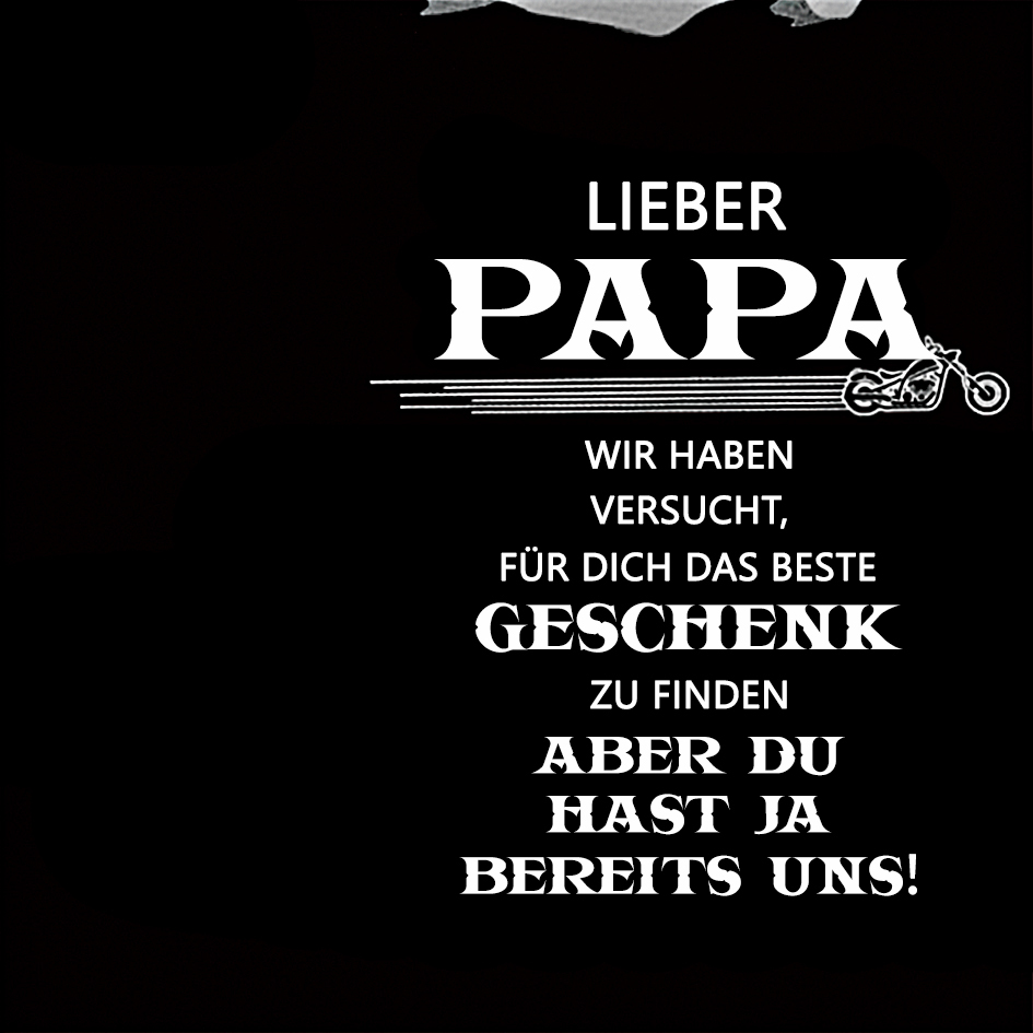 Personalisierter 2 Kinder Namen Schlüsselanhänger- Lieber Papa-Geschenk mit Nachrichtenkarte