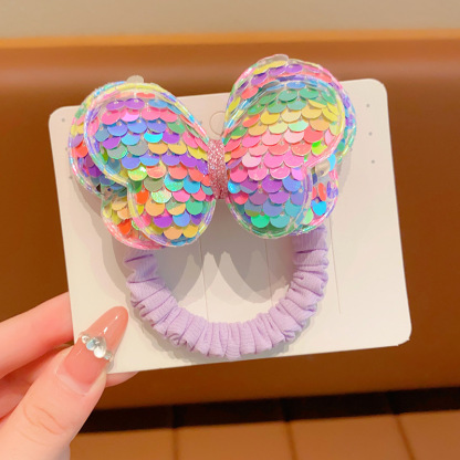 Schmetterling-Haargummis Pferdeschwanzhalter Haarbänder für Kinder