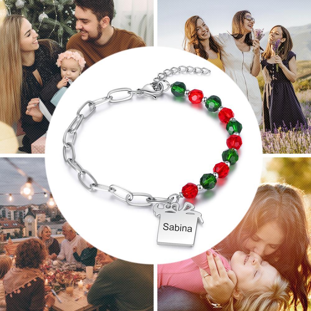 Verstellbarer Armband mit 1 Namensgravur