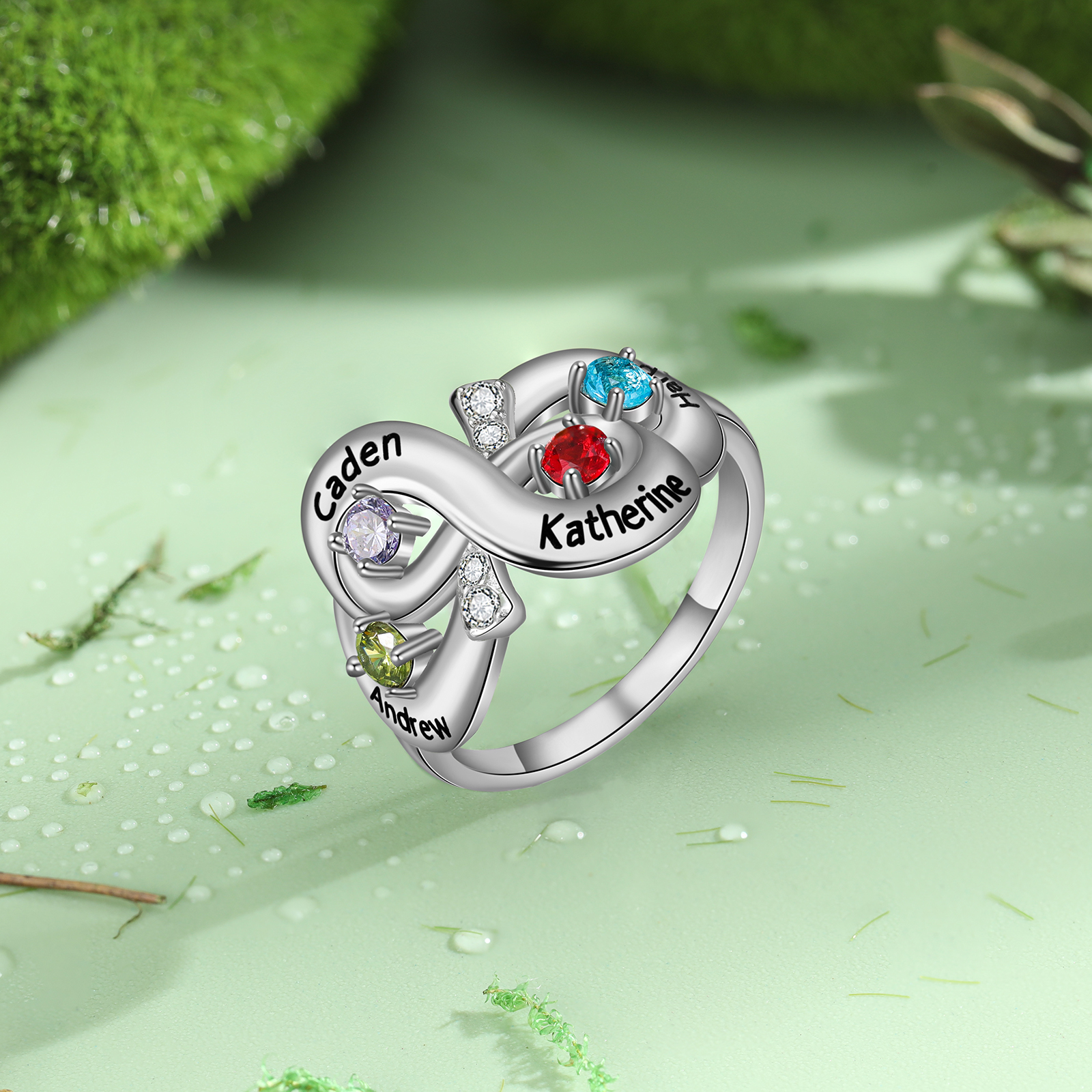 Personalized infinity ring discount
