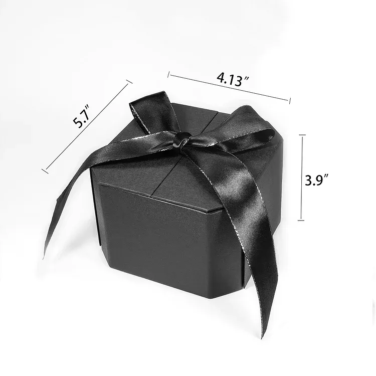 Schwarz Exquisite Geschenkverpackung Geldbörse Geschenkbox