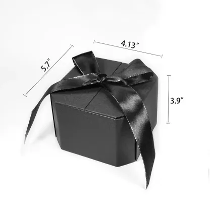 Schwarz Exquisite Geschenkverpackung Geldbörse Geschenkbox