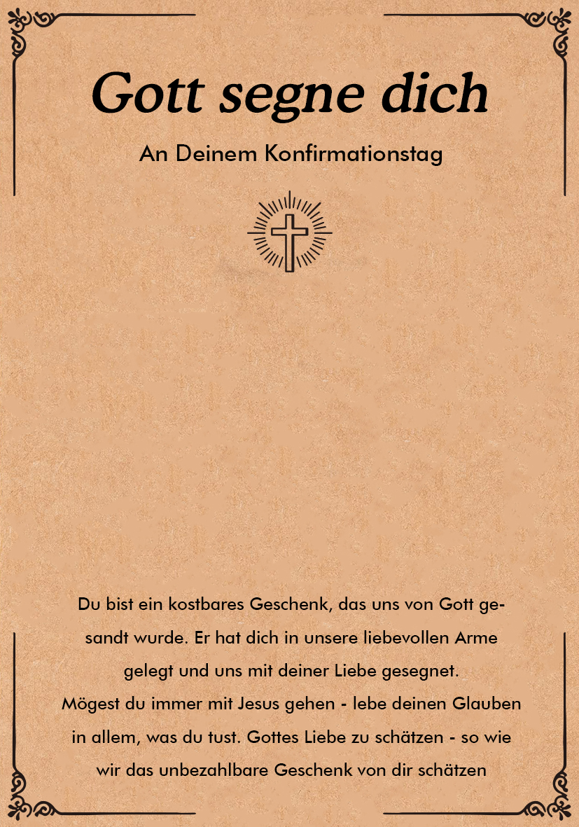 Naturstein Konfirmation Armband - Gott segne dich an deinem Konfirmationstag-zur Konfirmation Geschenk mit Nachrichtenkarte