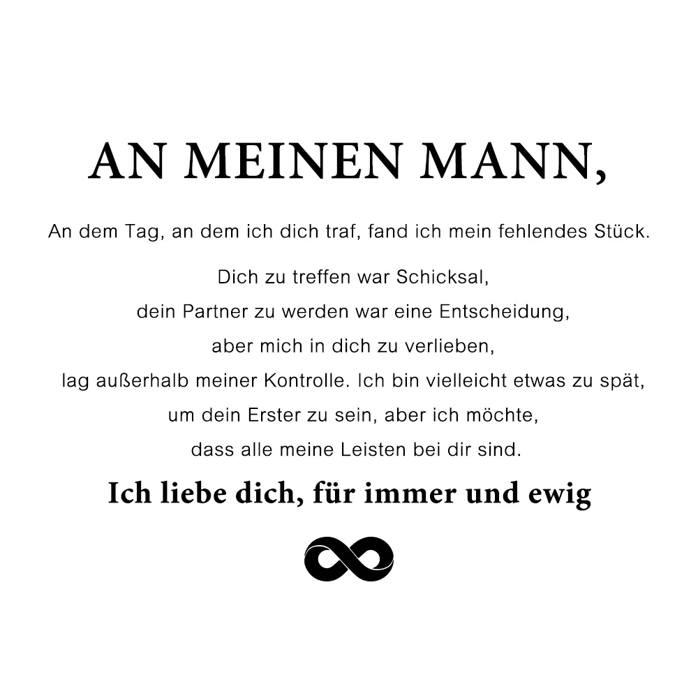 Geflochtenes Herren-Lederarmband mit Gravur und Foto – Geschenk mit Nachrichtenkarte für Mann