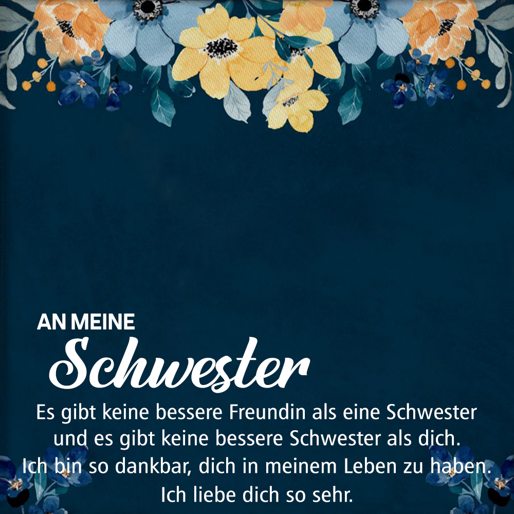 925 Sterling Silber Herz Halskette-An meine Schwester Ich bin so dankbar, dich in meinem Leben zu haben-Geschenk mit Nachrichtenkarte