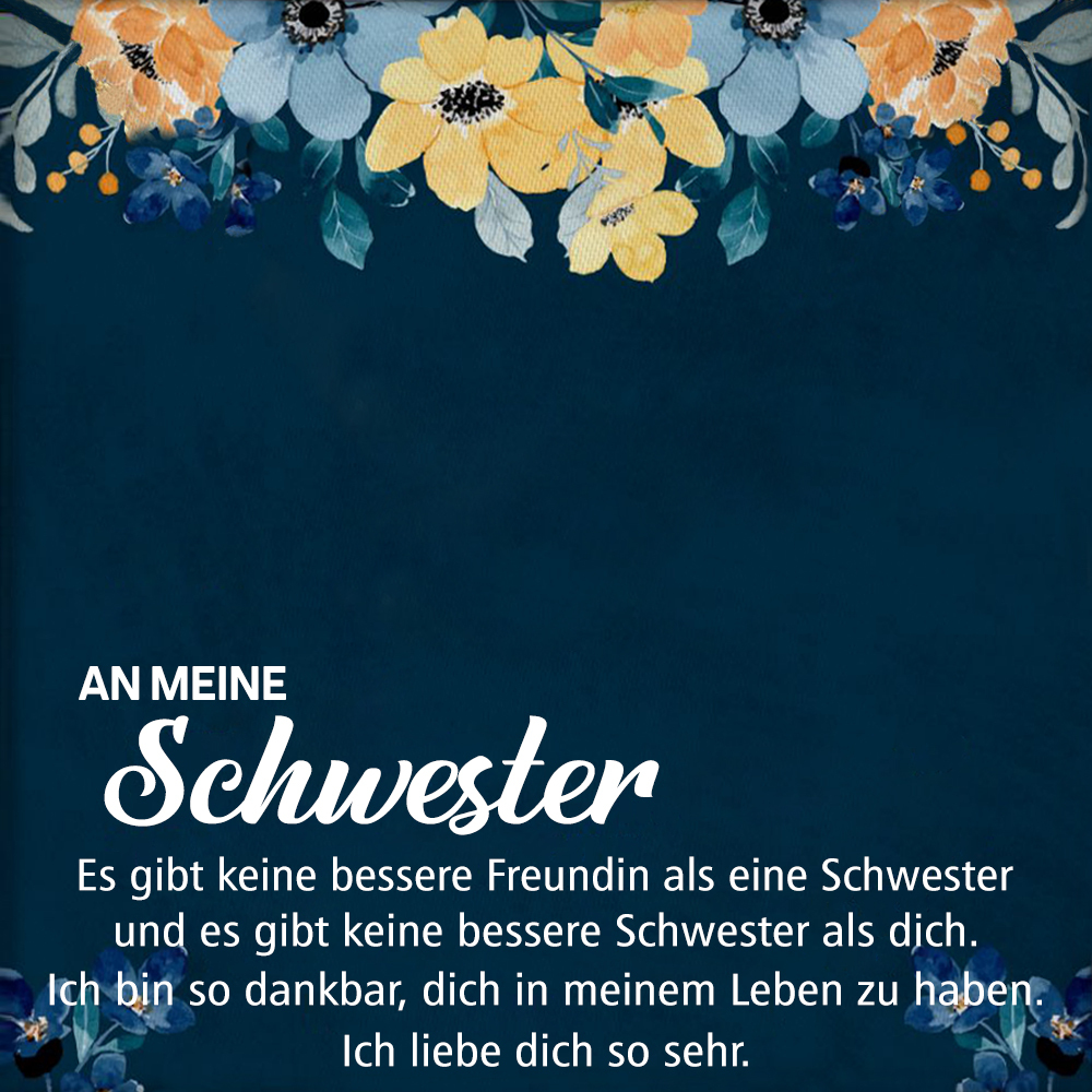 925 Sterling Silber Herz Halskette-An meine Schwester Ich bin so dankbar, dich in meinem Leben zu haben-Geschenk mit Nachrichtenkarte