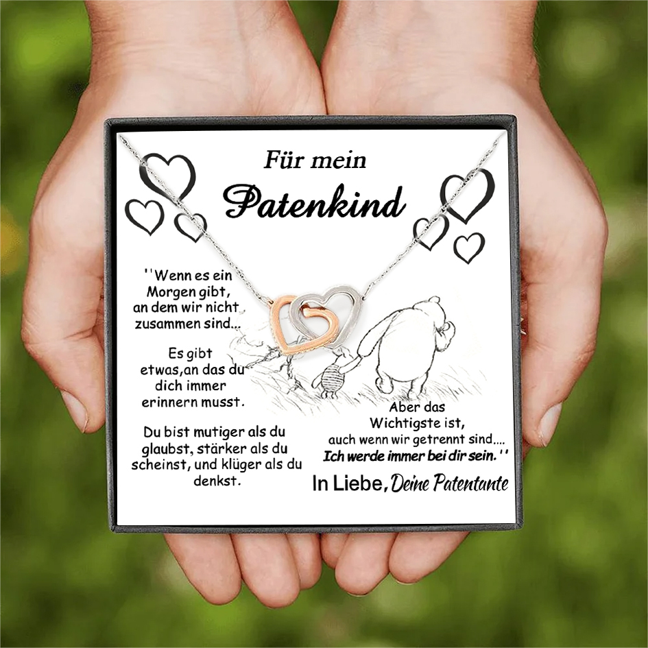 925 Sterling Silber Halskette-Für mein Patenkind von Pantentante - Geschenk mit Nachrichtenkarte