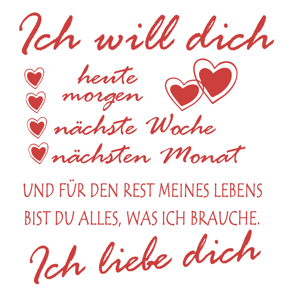 Romantische Liebeszitat-Geschenkkarte