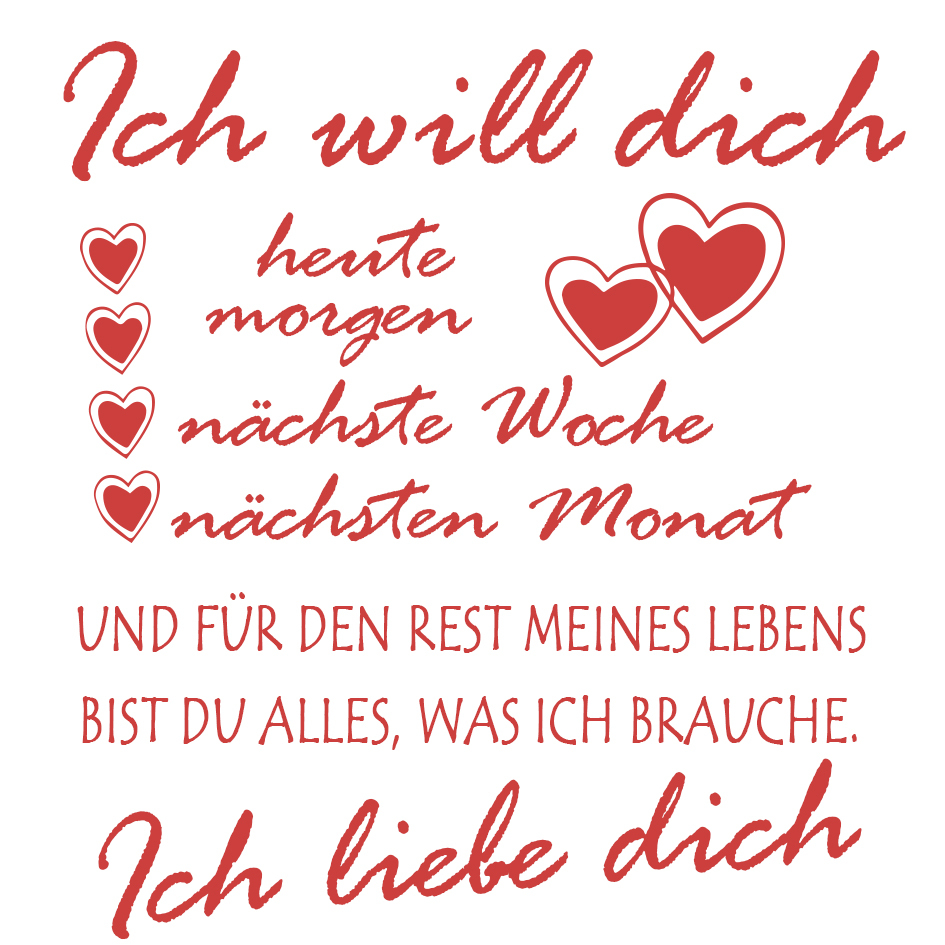 Romantische Liebeszitat-Geschenkkarte