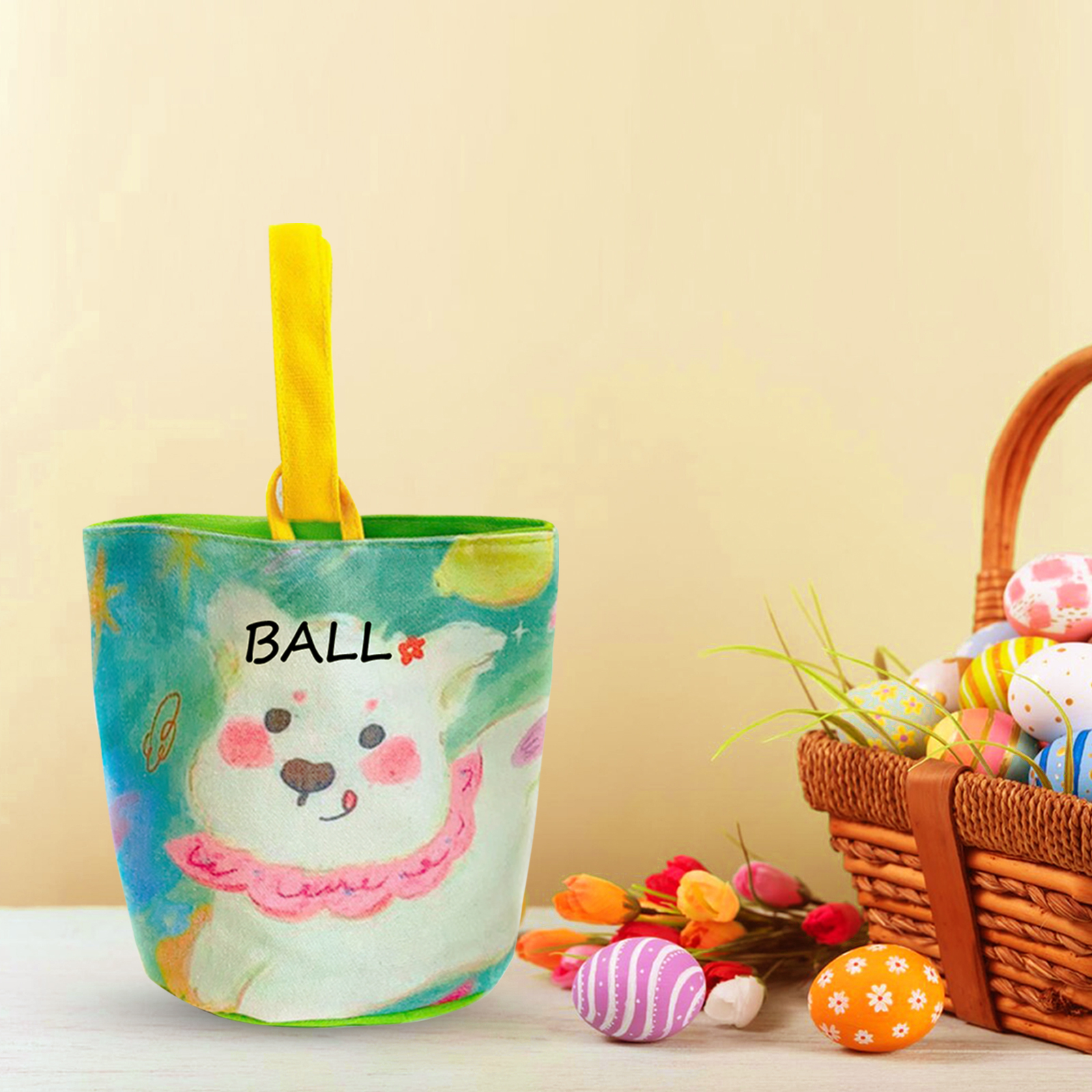 Personalisierbarer Name Ostern Hase Korb 