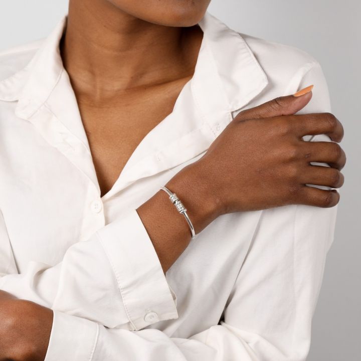 Personalisierte 3 Namen gebundenes Namensarmband