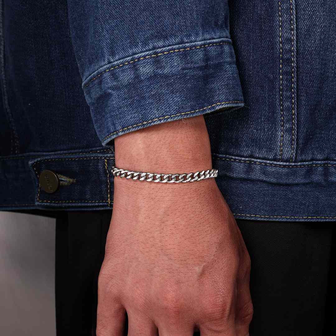 Herren Edelstahl Armband- An Meinen Sohn-Geschenk mit Nachrichtenkarte