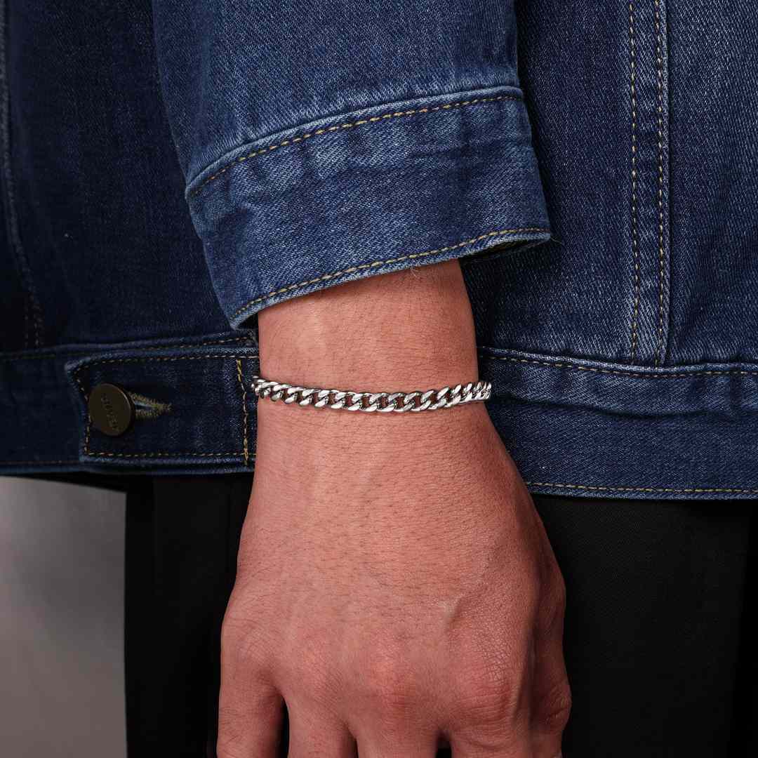 Herren Edelstahl Armband- An Meinen Sohn-Geschenk mit Nachrichtenkarte