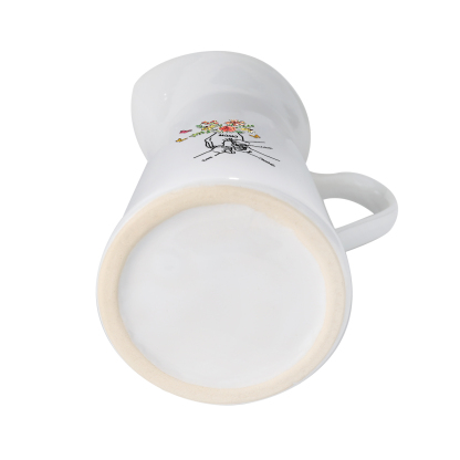 Personalisierte 3 Namen & Text Blumen Hand Gießvase mit Henkel Familie Vase