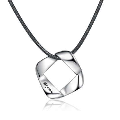 Paar Halskette mit personalisiertem Schriftzug