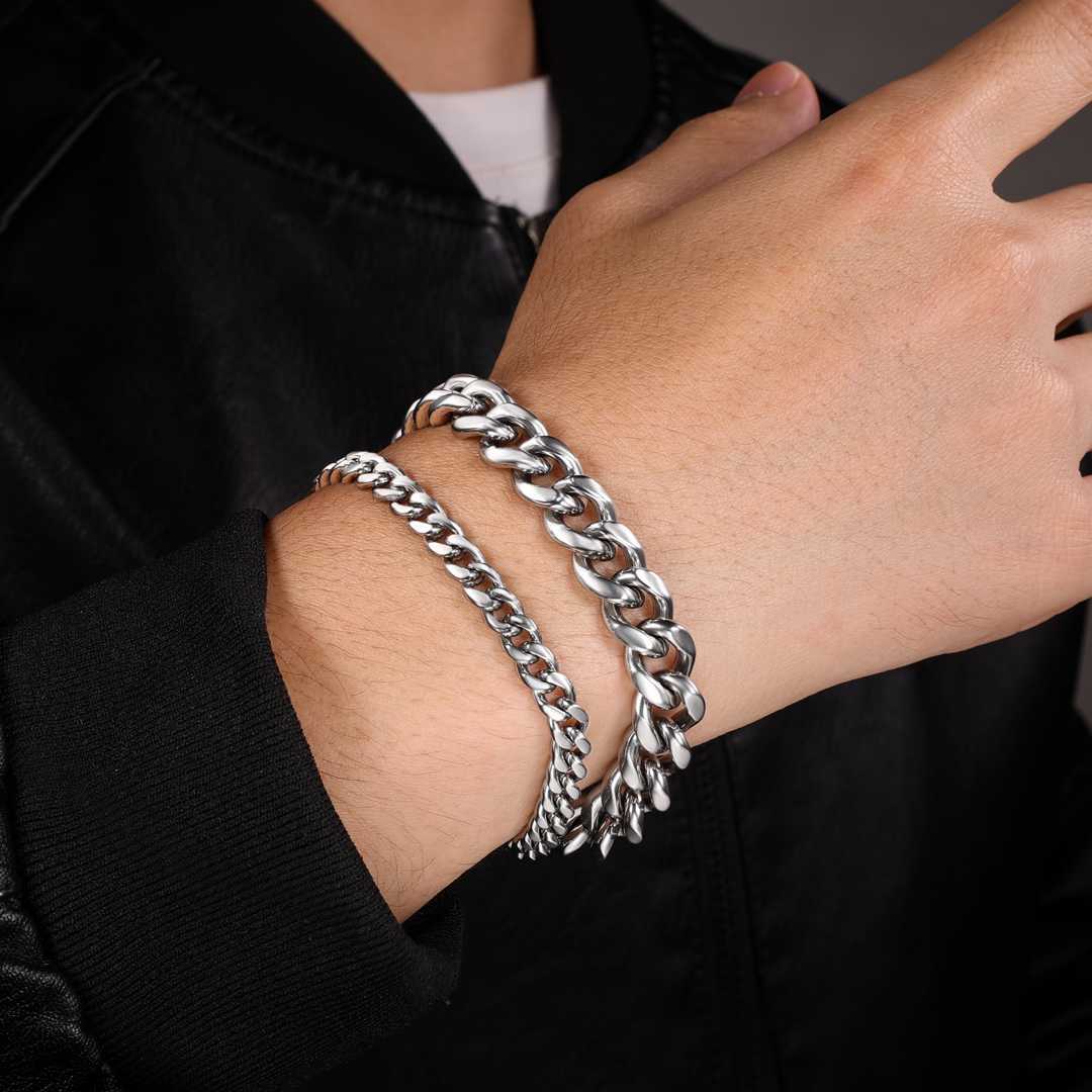 Herren Edelstahl Armband- An Meinen Sohn-Geschenk mit Nachrichtenkarte