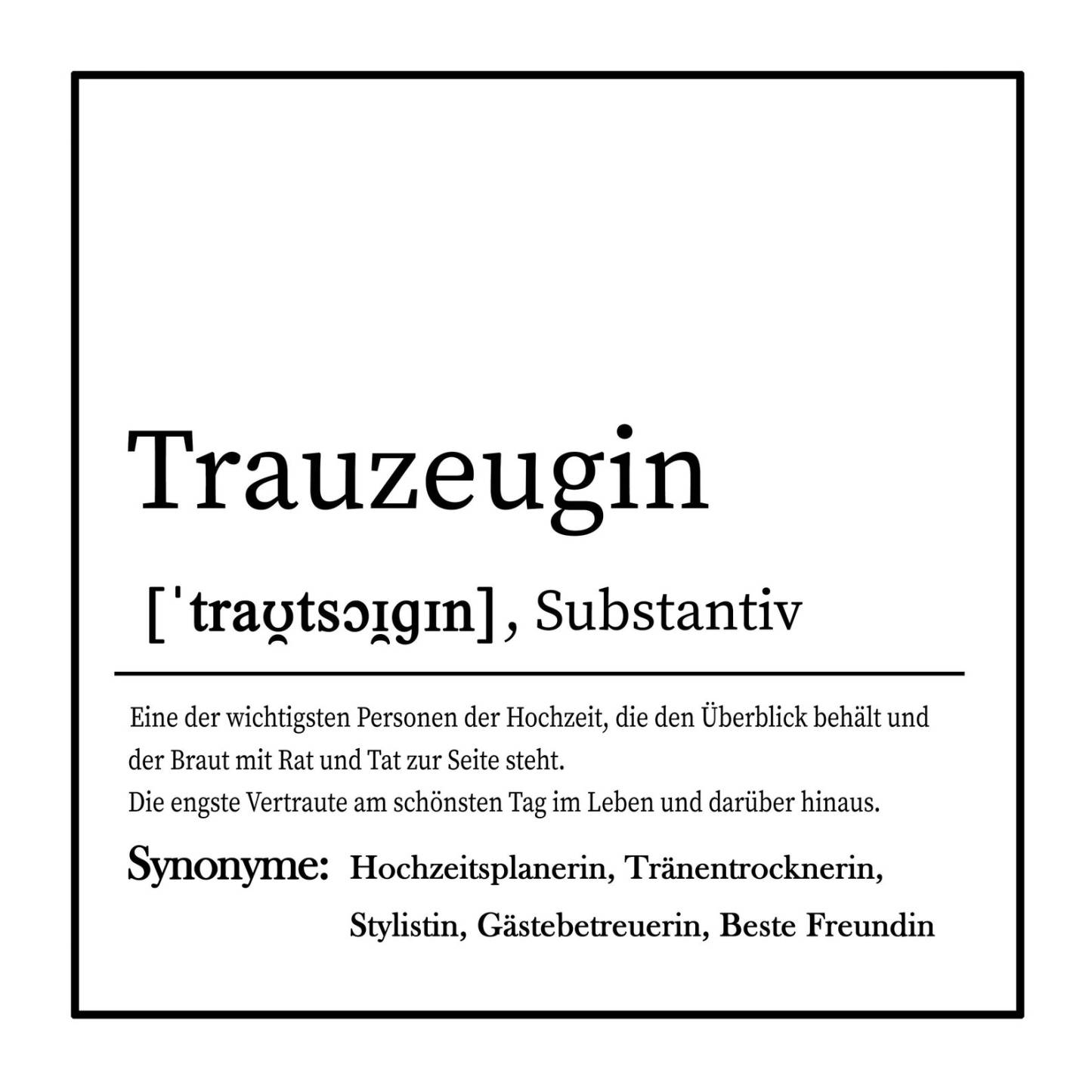 Personalisiertes 1 Name Armband für Trauzeugin mit Geschenkkarte-Hochzeit Geschenk 