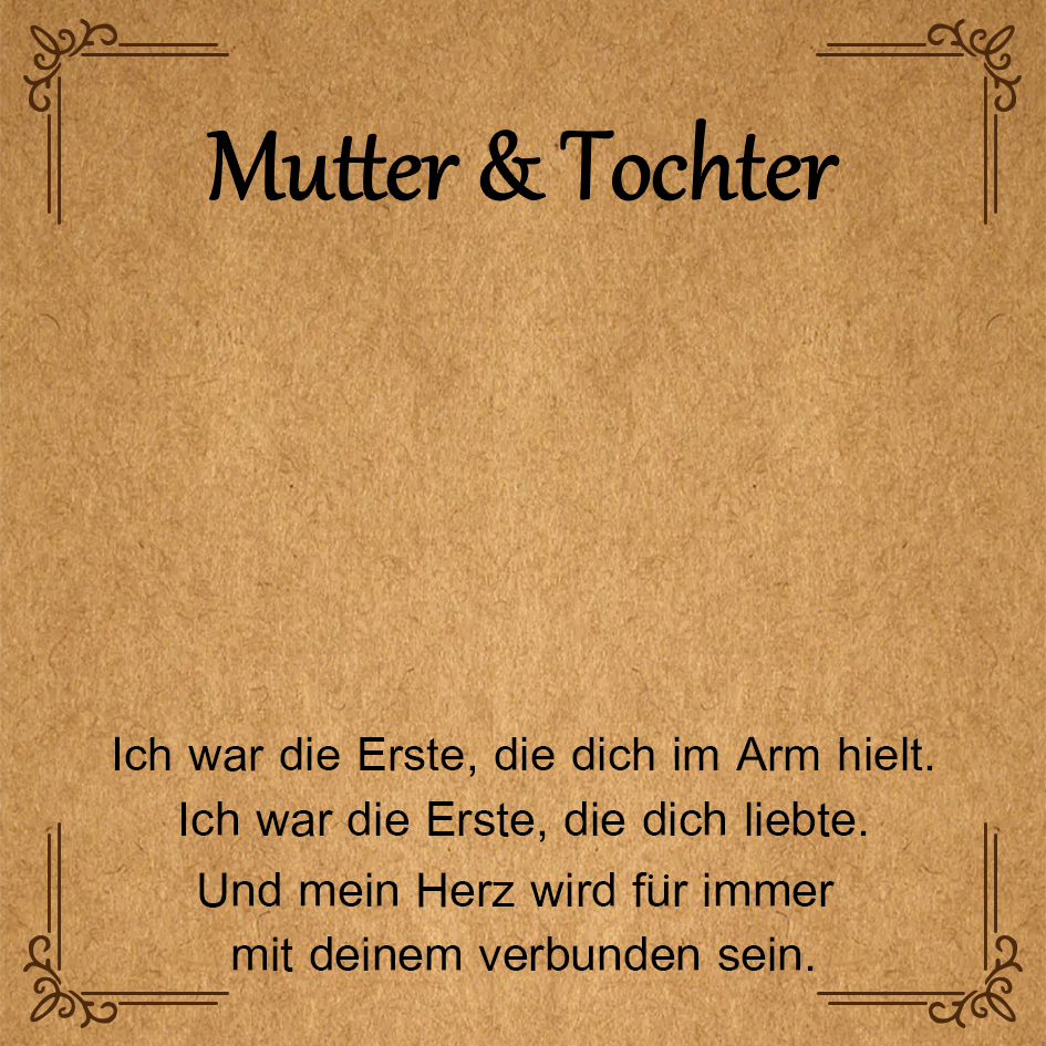 Personalisiertes Herz Tennisarmband mit Geburtsstein als liebevolles Mutter-Tochter-Set