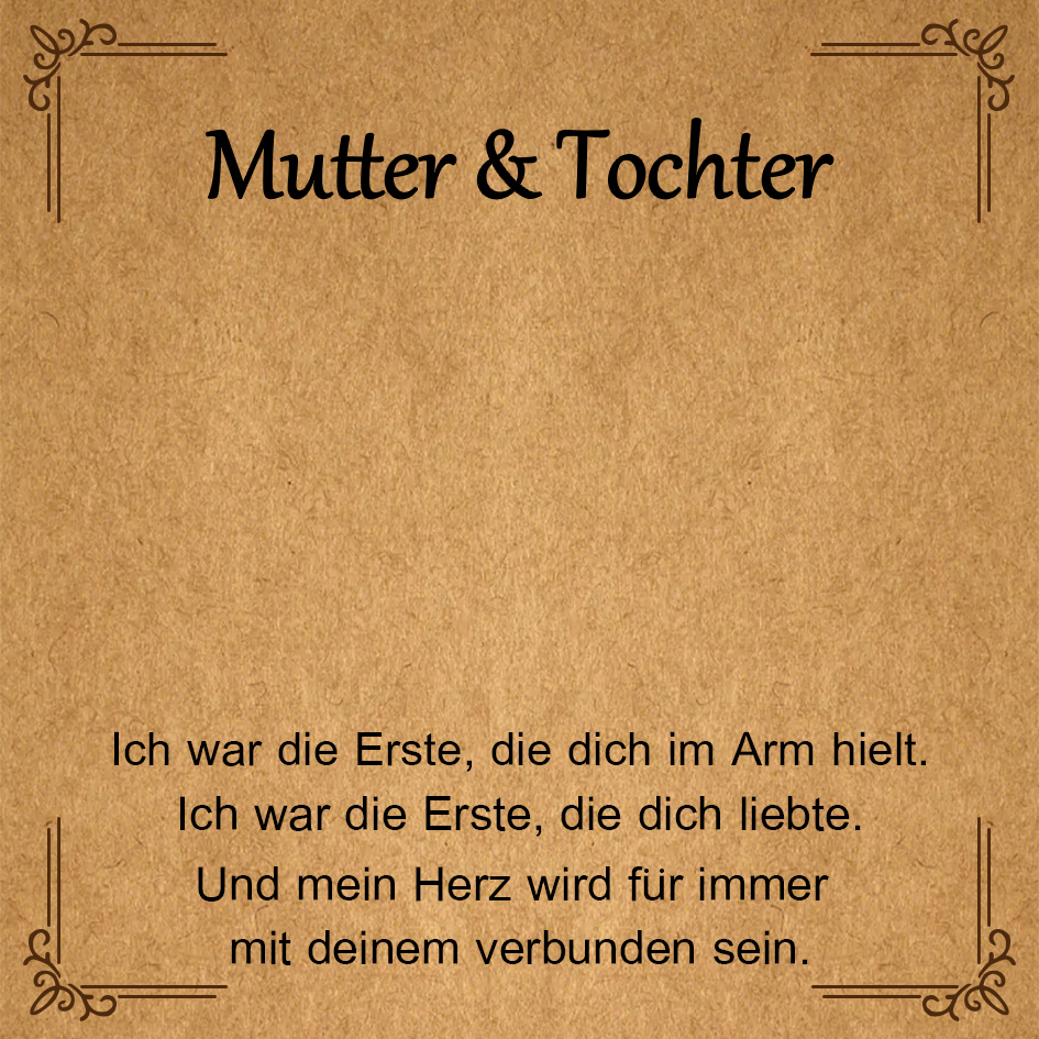 Personalisiertes Herz Tennisarmband mit Geburtsstein als liebevolles Mutter-Tochter-Set