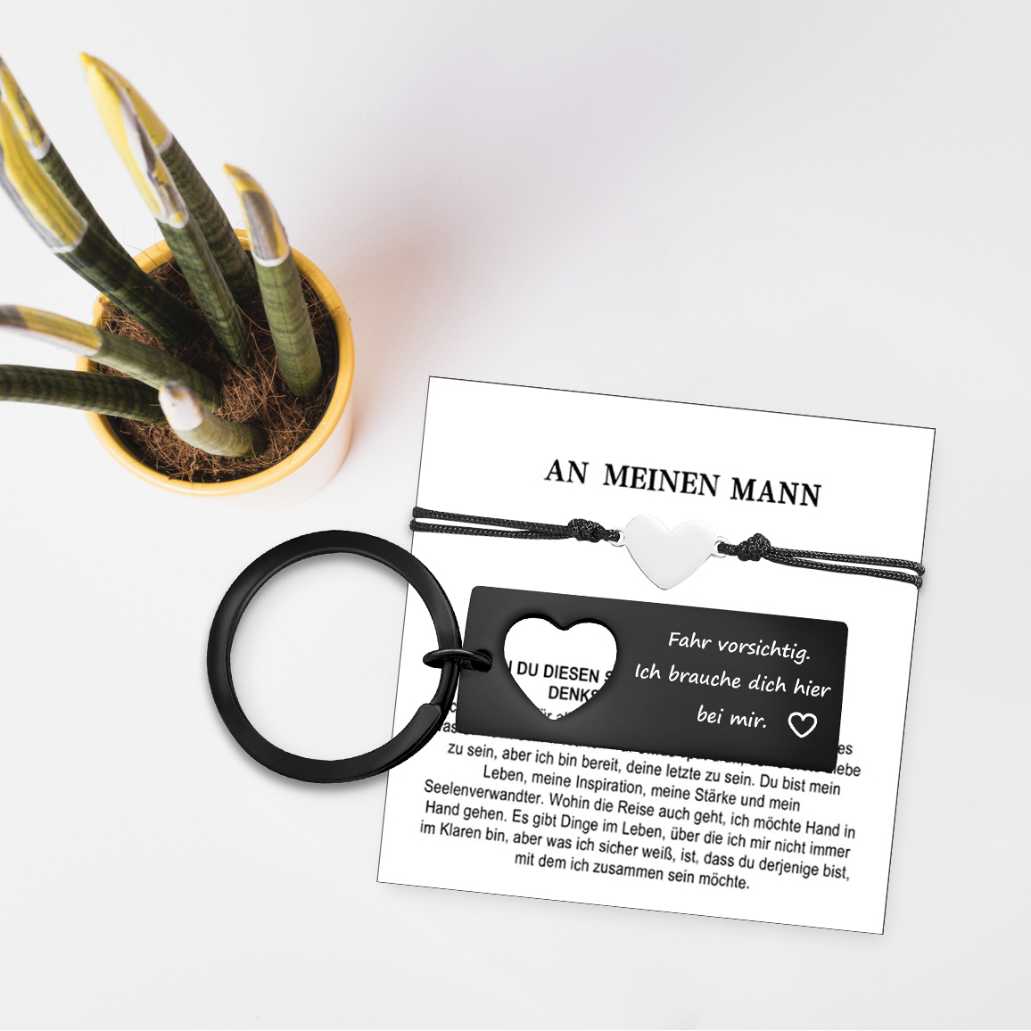 9-teiliges Abschlussgeschenk-Set 2025 – Mit Plüschbär, Tasse, Armband & Mehr – Für Sie & Ihn