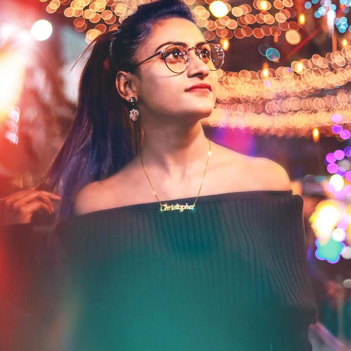 Muttertagsgeschenk personalisierte glänzende Diamant-Namenshalskette