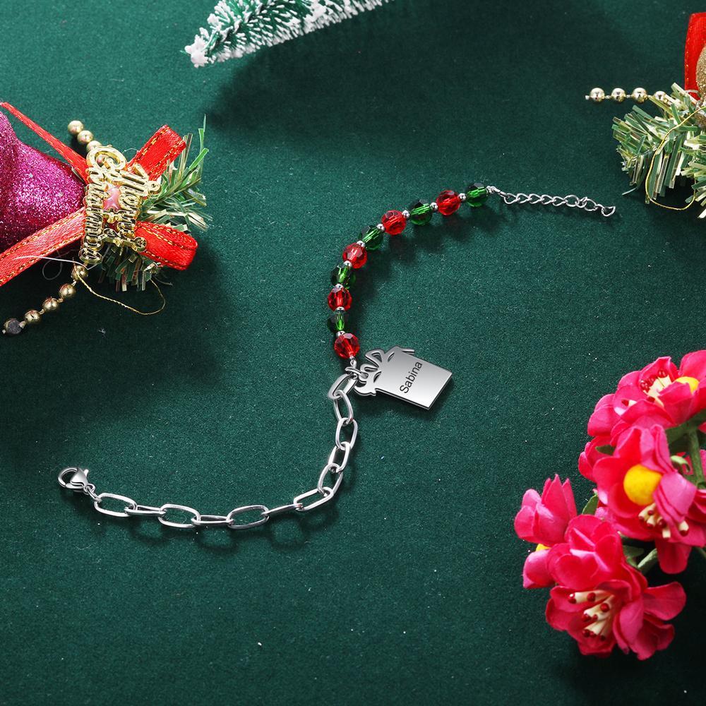 Verstellbarer Armband mit 1 Namensgravur