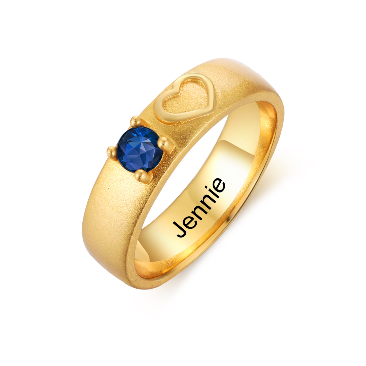 Personalisierte Partner-Ringe – Vergoldete Ringe mit Gravur & Geburtssteinen