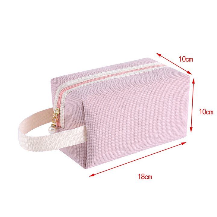 Stilvolles Cord-Kosmetiktäschchen in vier Farben zur Auswahl