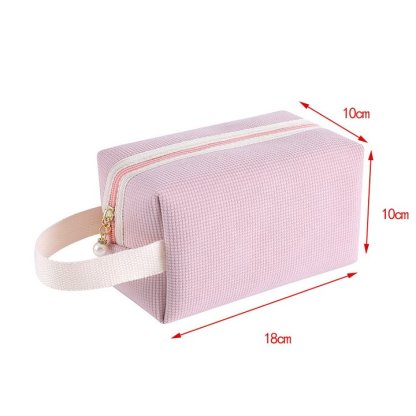 Stilvolles Cord-Kosmetiktäschchen in vier Farben zur Auswahl