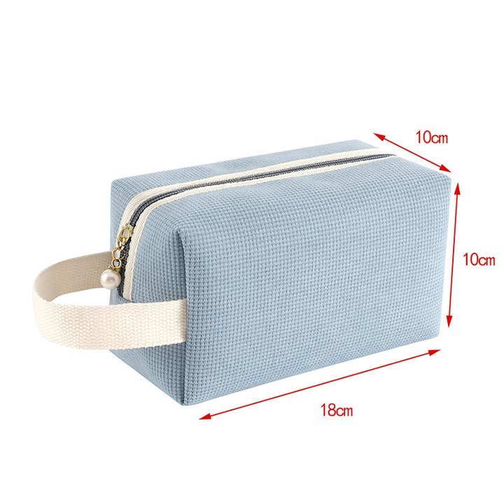 Stilvolles Cord-Kosmetiktäschchen in vier Farben zur Auswahl