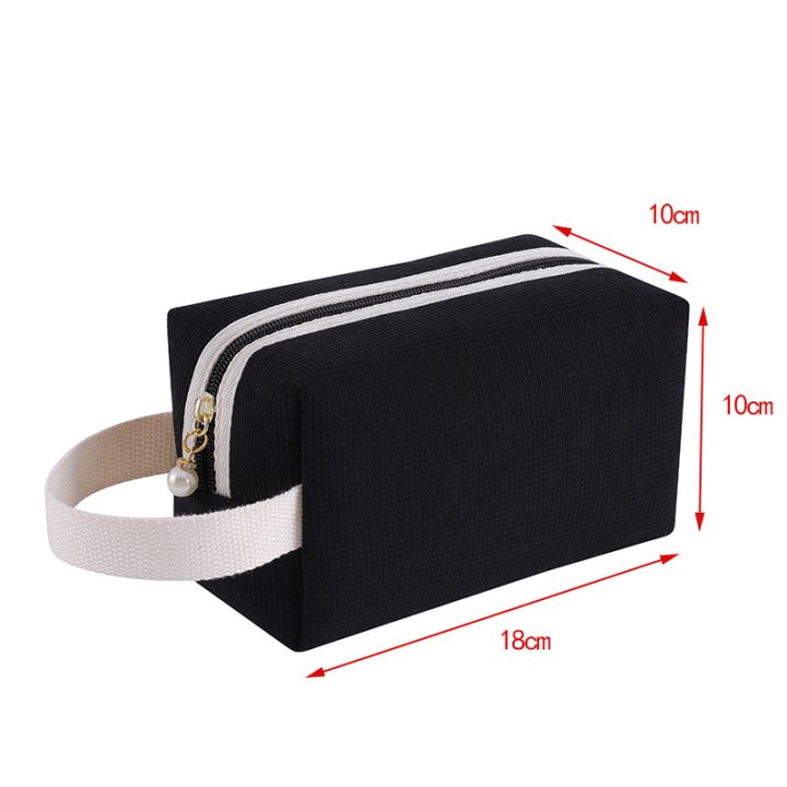 Stilvolles Cord-Kosmetiktäschchen in vier Farben zur Auswahl