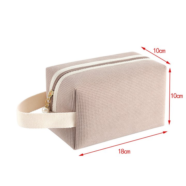 Stilvolles Cord-Kosmetiktäschchen in vier Farben zur Auswahl