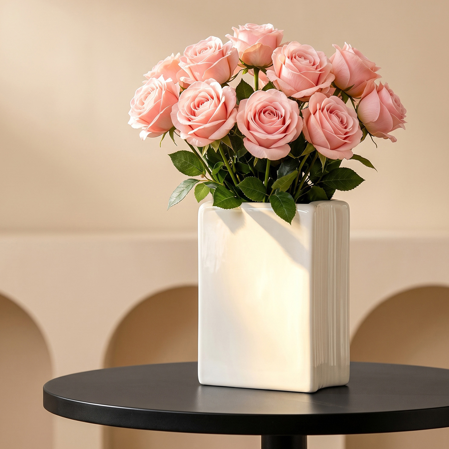 Personalisierte Keramikvase mit 2–12 Namen und Geburtsblumen Geschenk zum Muttertag für Oma