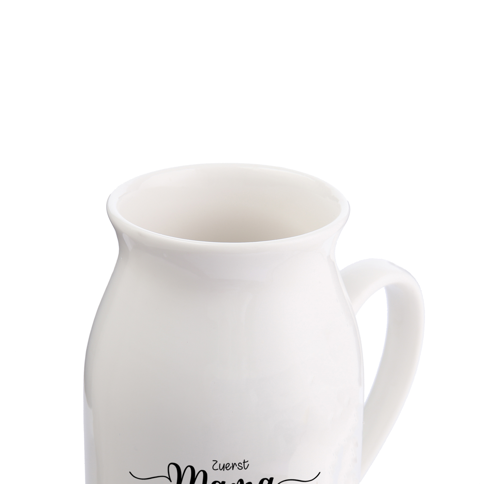 Personalisierte Blumenvase mit 2–12 Namen und Geburtsblumen Erst Mama, jetzt Oma