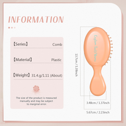 Personalisierbare Haarbürste Praktisches Geschenk für Freundin Mutter Familie