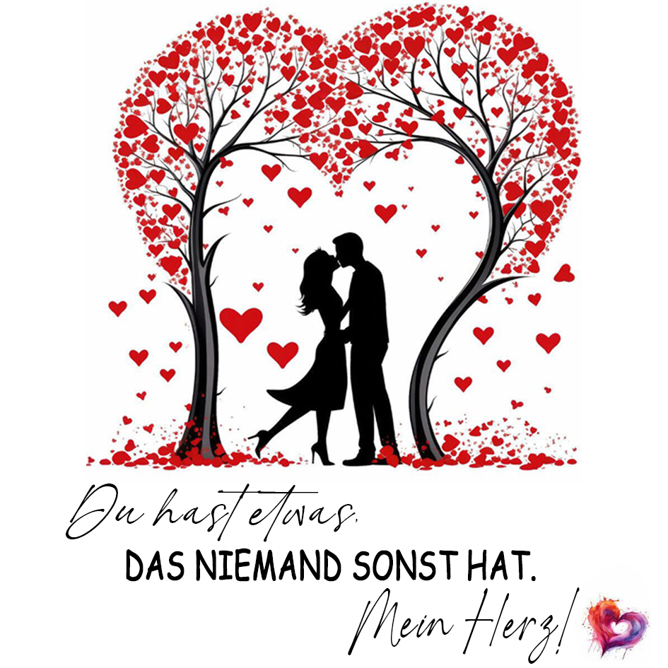 Romantische Liebeszitat-Geschenkkarte