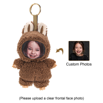 Personalisierter Foto-Schlüsselanhänger Häschen