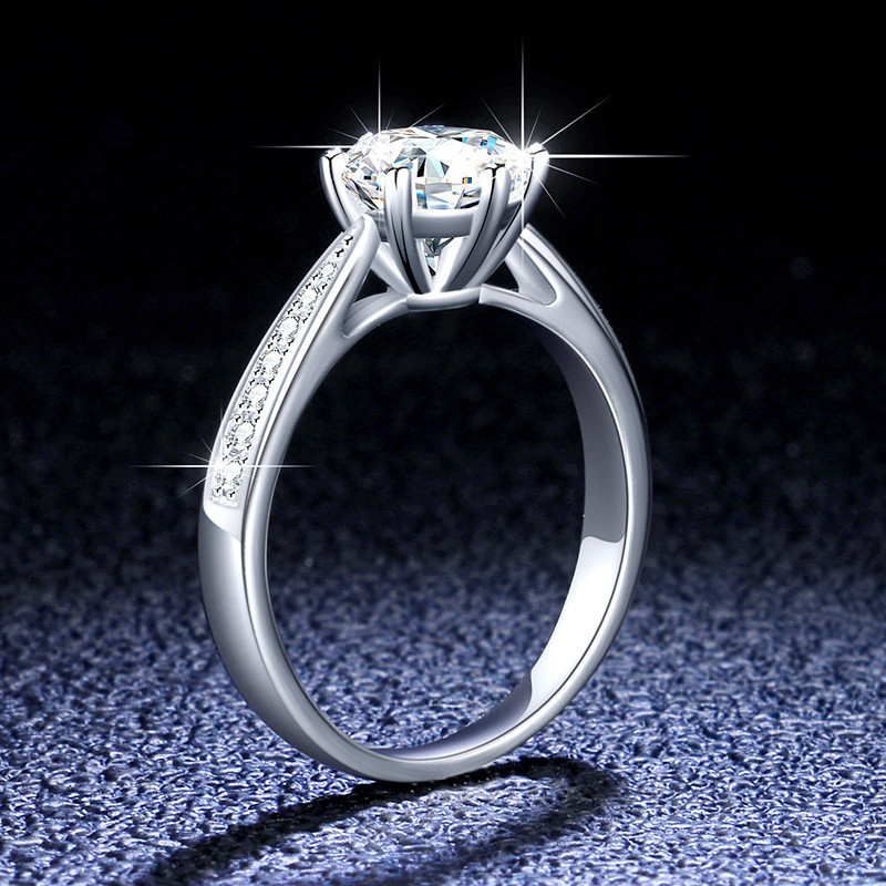 925 Sterling Silber Blume Ring mit Zirkonia