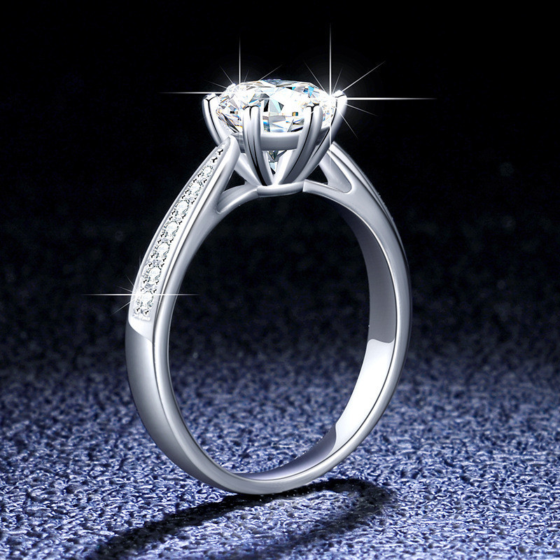 925 Sterling Silber Blume Ring mit Zirkonia